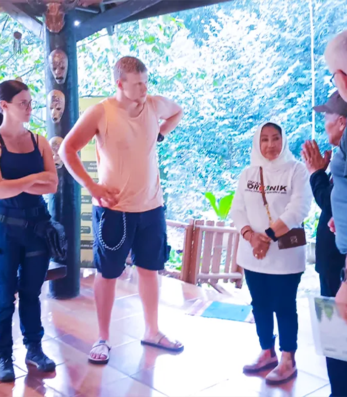 Community and green economy project at Hutan Organik