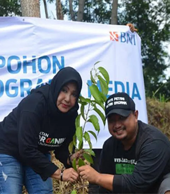 Forest conservation and reforestation at Hutan Organik